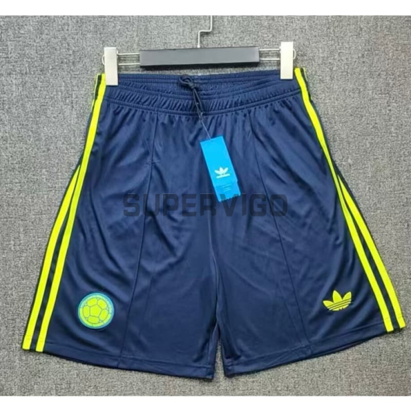 Pantalón Corto Colombia Segunda Equipación Mundial 2026 Azul Oscuro