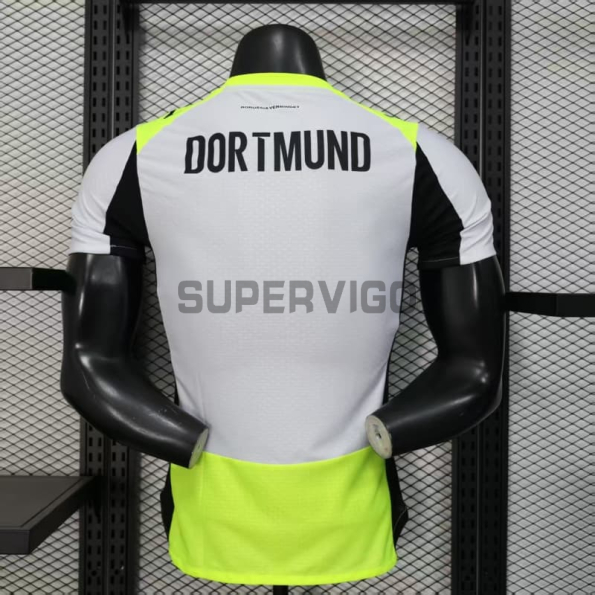 Camiseta Borussia Dortmund Segunda Equipación 2025/2026 Amarillo/Negro/Gris (EDICIÓN JUGADOR)