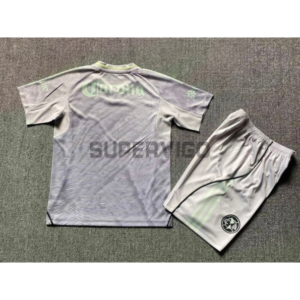 Camiseta Club América Tercera Equipación 2025/2026 Gris Niño Kit