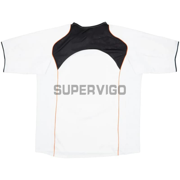 Camiseta Valencia CF Primera Equipación Retro 2004/05 Blanco