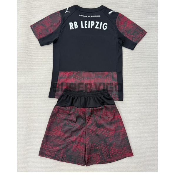 Camiseta Leipzig Tercera Equipación 2025/2026 Rojo/Negro Niño Kit