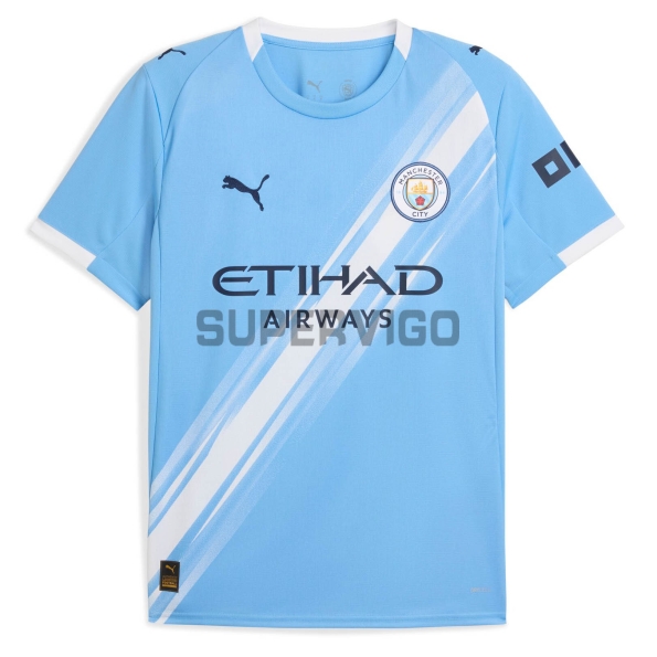 Camiseta Manchester City Primera Equipación 2025/2026 Azul