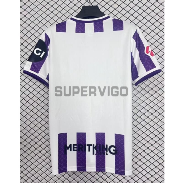 Camiseta Real Valladolid Primera Equipación 2025/2026 Morado/Blanco con Parche La Liga