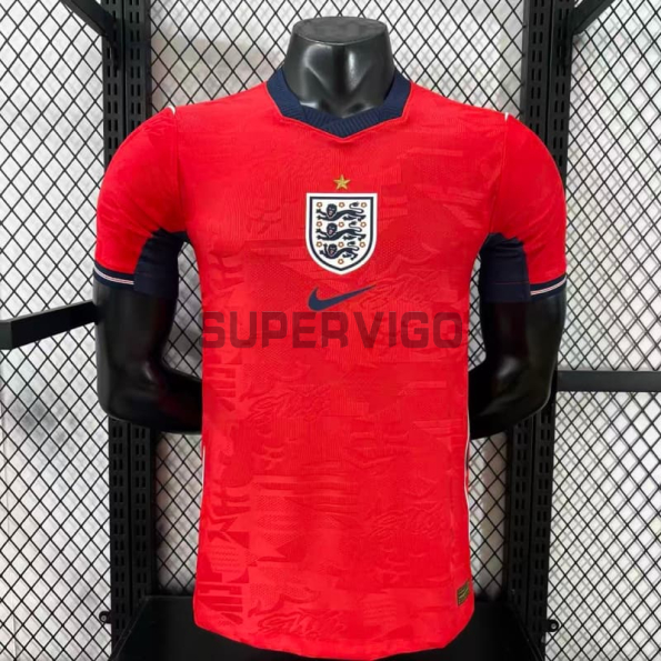 Camiseta Inglaterra Segunda Equipación Mundial 2026 Rojo (EDICIÓN JUGADOR)