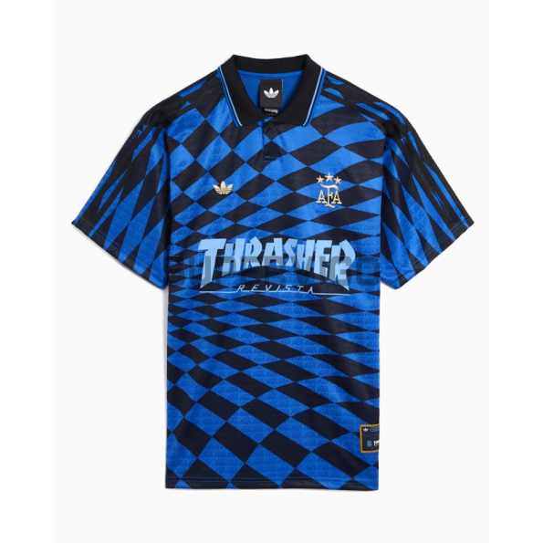 Camiseta Argentina x Thrasher 2026 Edición Especial Azul