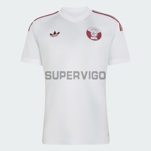 Camiseta Qatar Segunda Equipación Mundial 2026 Blanco
