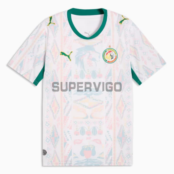 Camiseta Senegal Primera Equipación Mundial 2026 Blanco