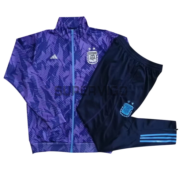 2022 Argentina Purple Training Kit (Jacket+Trouser)