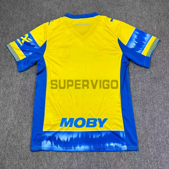 Camiseta Parma Calcio Segunda Equipación 2025/2026 con Publicitaria Azul/Amarillo