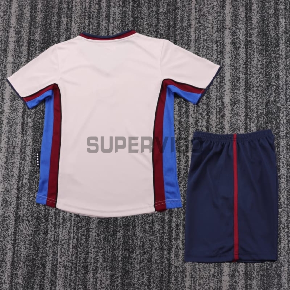 Camiseta Barcelona Segunda Equipación Retro 1998/99 Beige Niño Kit