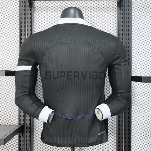 Camiseta Chelsea Tercera Equipación 2025/2026 ML Negro (EDICIÓN JUGADOR)