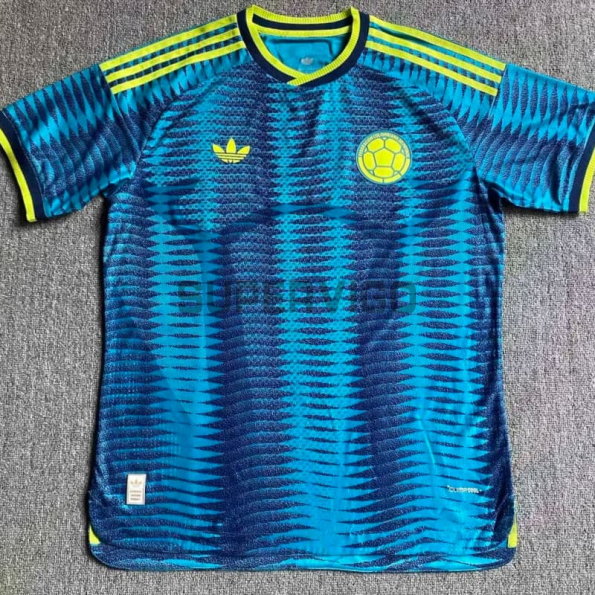 Camiseta Colombia Segunda Equipación Mundial 2026 Azul