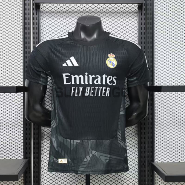 Camiseta de Portero Real Madrid Primera Equipación 2026/2027 Negro (EDICIÓN JUGADOR)