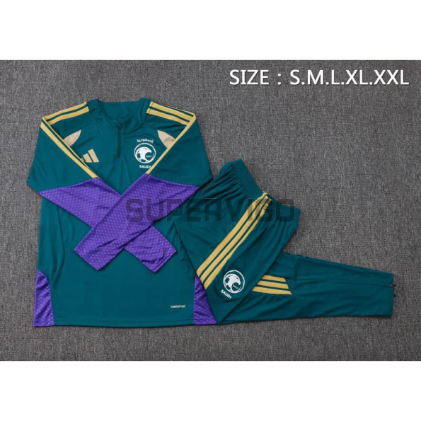 Sudadera De Entrenamiento Saudi Arabia 2026 Kit Verde Oscuro