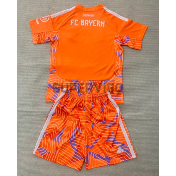 Camiseta de Portero Bayern Múnich 2026/2027 Naranja Niño Kit