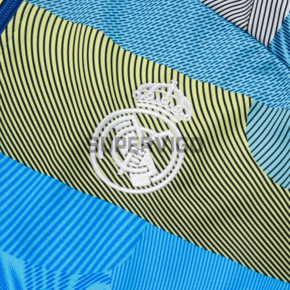 Chandal Real Madrid 2025/2026 en Azul y Verde a Rayas