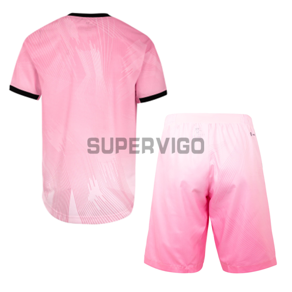 Camiseta de Portero Real Madrid 2021/2022 Rosa Niño Kit