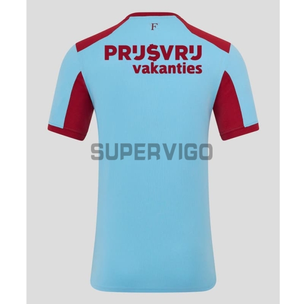 Camiseta Feyenoord Tercera Equipación 2025/2026 Azul Cielo/Rojo