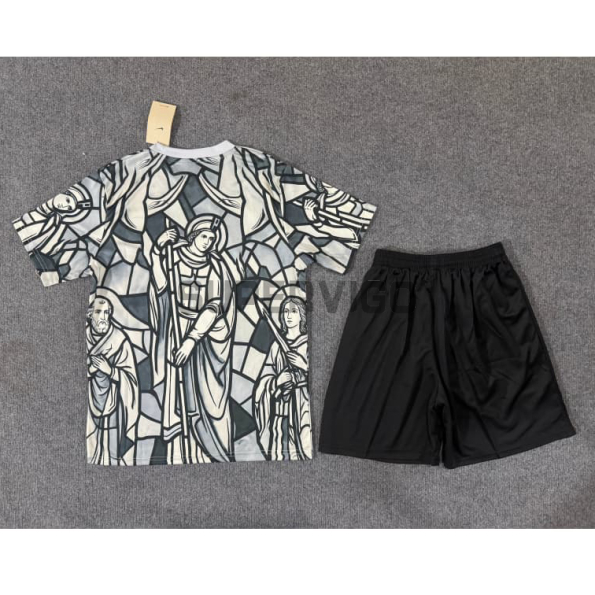 Camiseta Inglaterra x Palace 2026 Negro/Gris/Blanco Edición Especial