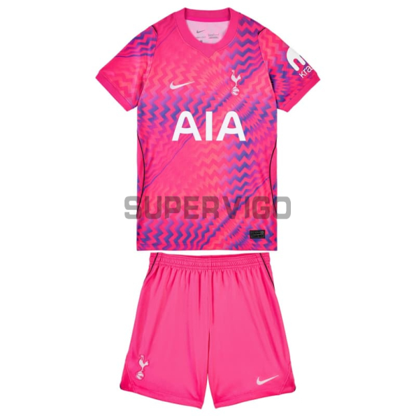 Camiseta de Portero Tottenham Hotspur 2026/2027 Rosa Niño Kit