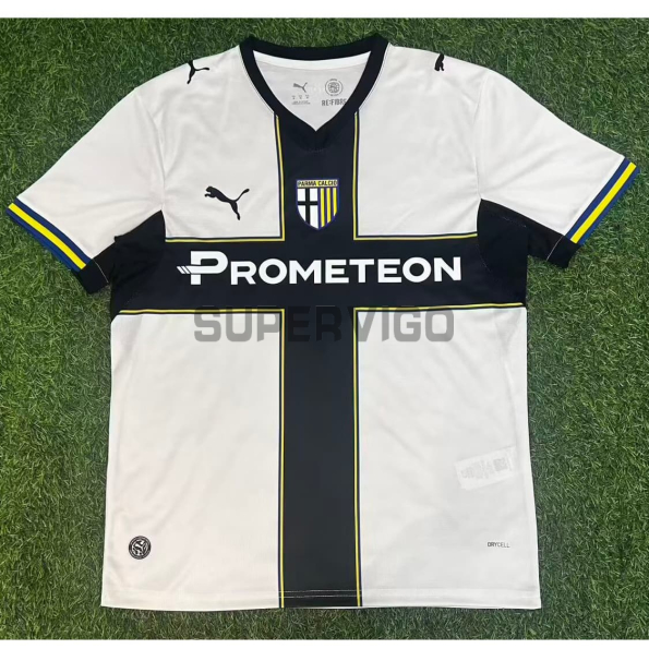 Camiseta Parma Calcio Primera Equipación 2026/2027 Blanco/Negro