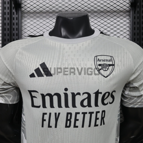 Camiseta de Portero Arsenal 2026/2027 Gris (EDICIÓN JUGADOR)