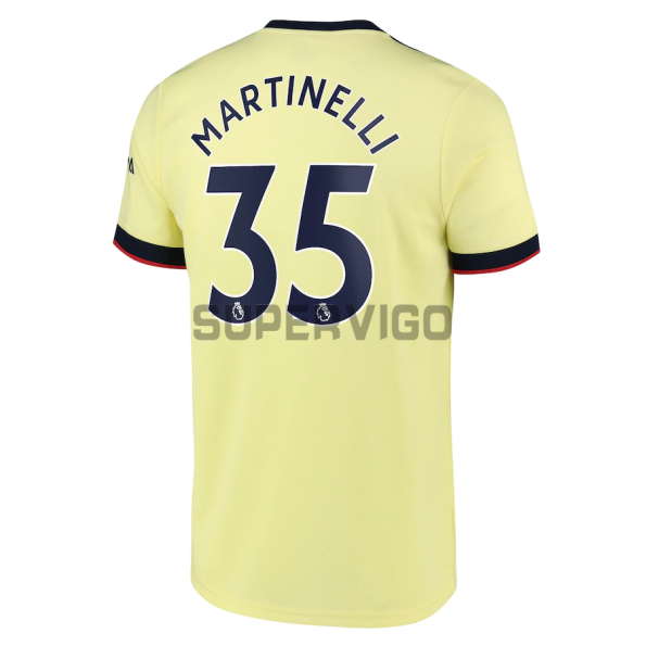 MARTINELLI 35 Arsenal Soccer Jersey Away 2021/2022