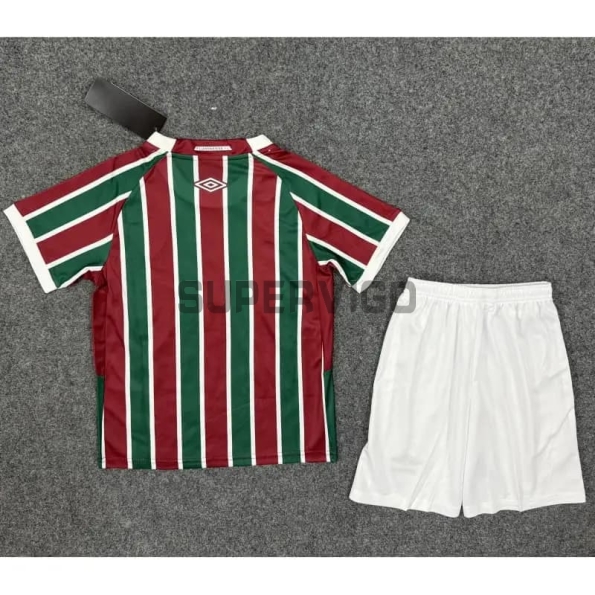 Camiseta Fluminense Primera Equipación 2025/2026 Rojo/Verde Niño Kit
