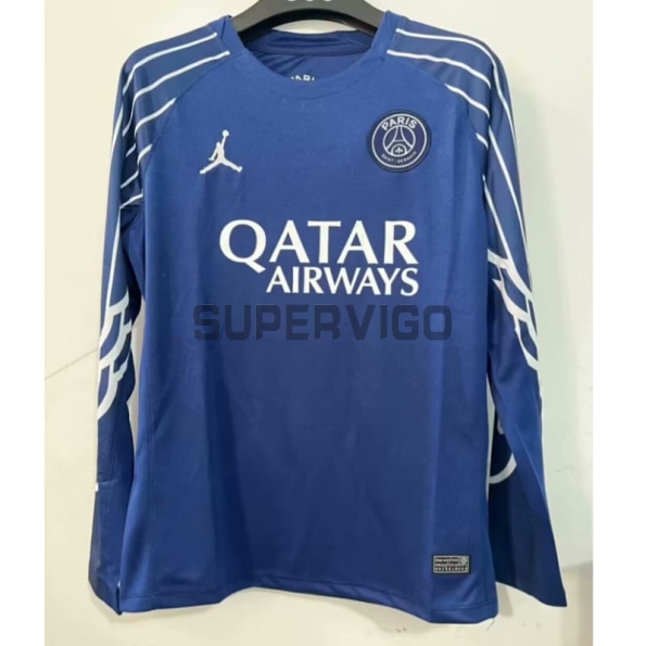 Camiseta PSG Cuarta Equipación 2024/2025 ML Azul