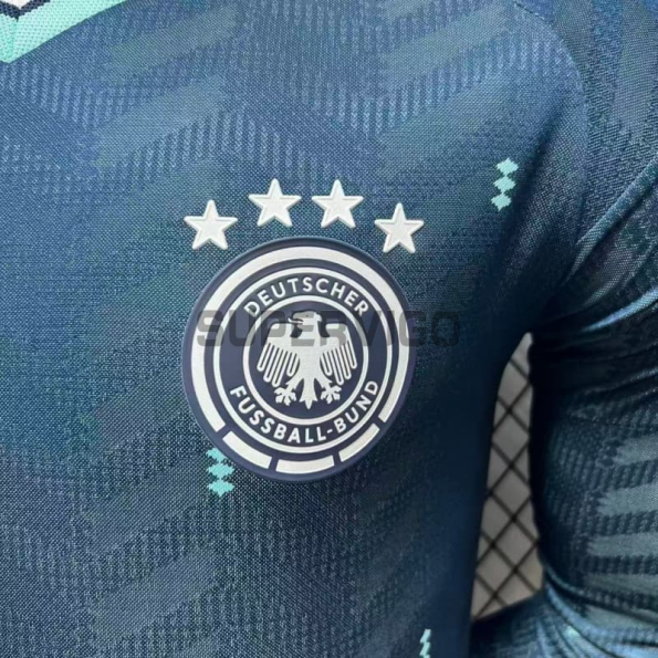 Camiseta Alemania Segunda Equipación Mundial 2026 ML Azul (EDICIÓN JUGADOR)