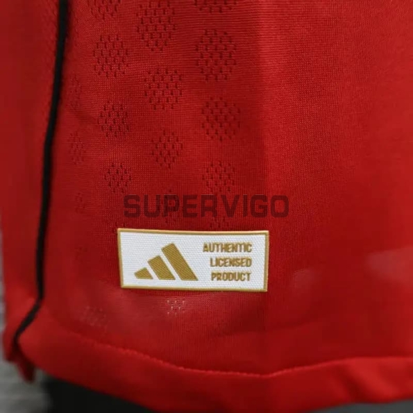 Camiseta Manchester United Primera Equipación 2025/2026 ML Rojo (EDICIÓN JUGADOR)