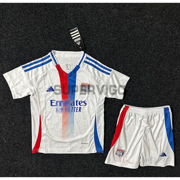 Camiseta Olympique De Lyon Primera Equipación 2024/2025 Niño Kit