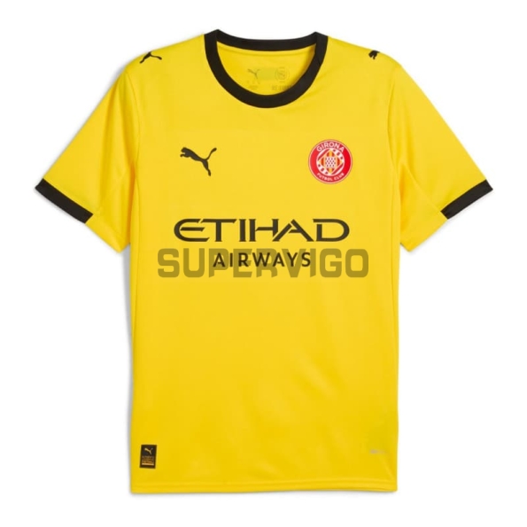 Camiseta Girona Segunda Equipación 2025/2026 Amarillo