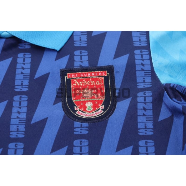 Camiseta Arsenal Segunda Equipación Retro 1994/95 Azul Niño Kit