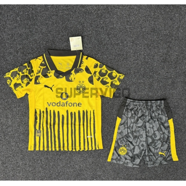 Camiseta Borussia Dortmund 2025/2026 KidSuper Amarillo Niño Kit
