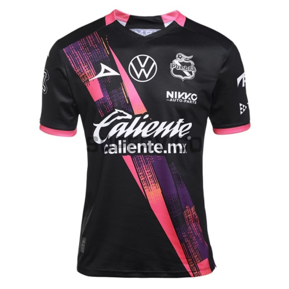 Camiseta Puebla Segunda Equipación 2025/2026 Negro/Rosa