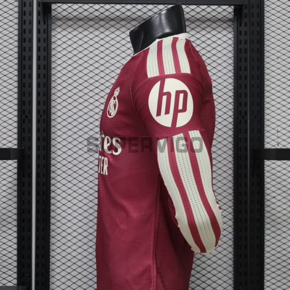 Camiseta Real Madrid Tercera Equipación 2026/2027 ML Rosa con Parche HP (EDICIÓN JUGADOR)