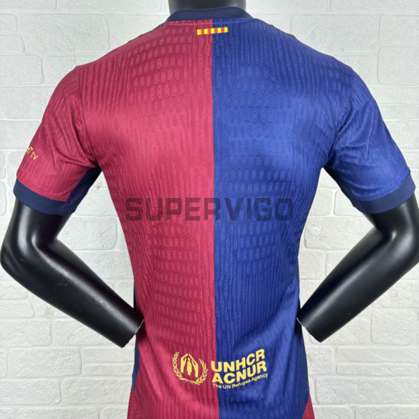 Camiseta Barcelona x Travis Scott Limited Edition Primera Equipación 2024/2025 Azul/Rojo (EDICIÓN JUGADOR)