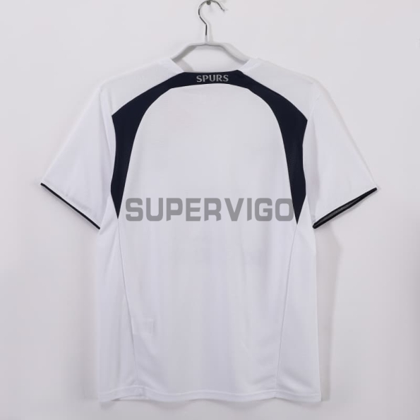 Camiseta Tottenham Hotspur Primera Equipación Retro 2006/07 Blanco