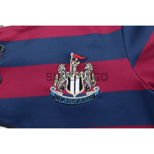 Camiseta Newcastle United Segunda Equipación Retro 1995/1997 Rojo/Azul Niño Kit