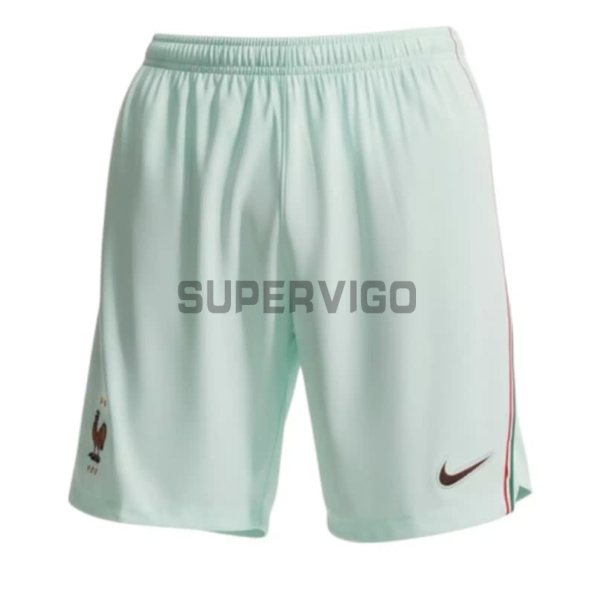 Pantalón Corto Francia Segunda Equipación Mundial 2026 Verde Menta