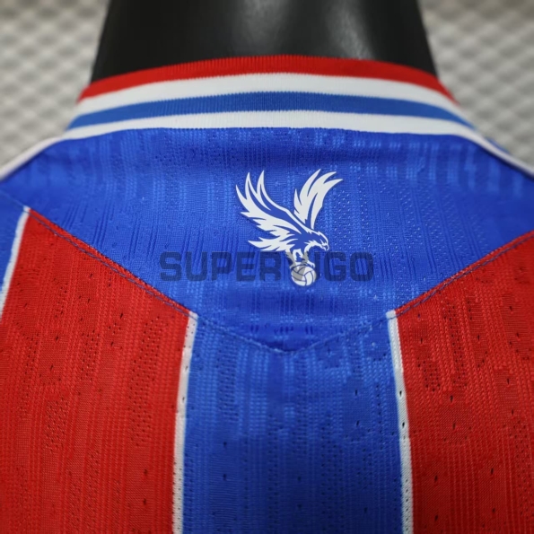 Camiseta Crystal Palace FC Primera Equipación 2025/2026 Rojo/Azul (EDICIÓN JUGADOR)