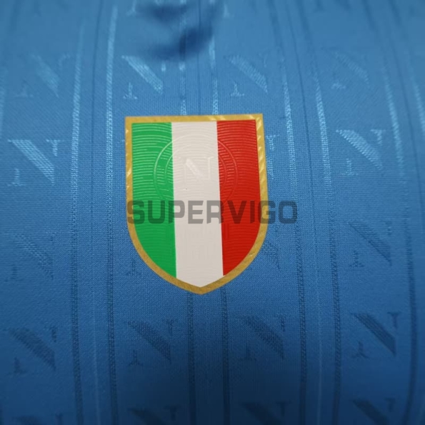 Camiseta Napoli Primera Equipación 2025/2026 Azul (EDICIÓN JUGADOR)