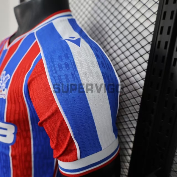 Camiseta Crystal Palace FC Primera Equipación 2025/2026 Rojo/Azul (EDICIÓN JUGADOR)