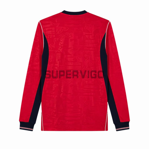 Camiseta Inglaterra Segunda Equipación Mundial 2026 ML Rojo