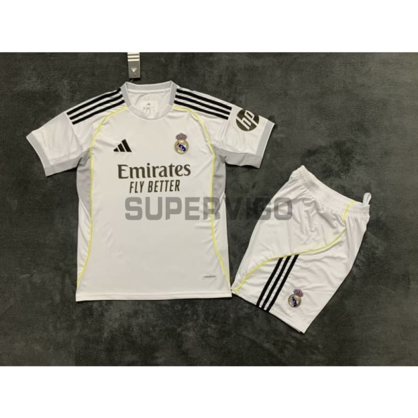 Camiseta Real Madrid 2025/2026 Blanco/Gris