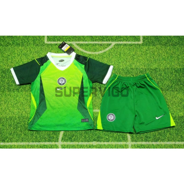 Camiseta Nigeria Primera Equipación Mundial 2026 Verde Niño Kit