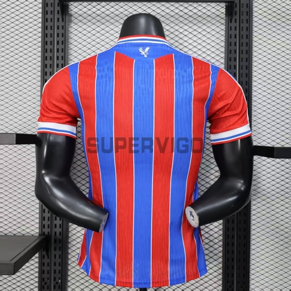 Camiseta Crystal Palace FC Primera Equipación 2025/2026 Rojo/Azul (EDICIÓN JUGADOR)
