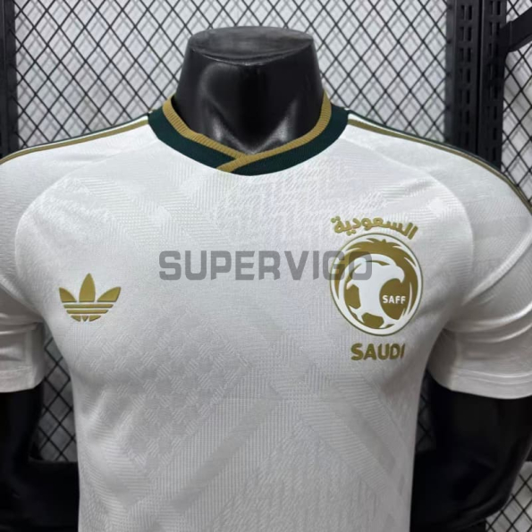 Camiseta Saudi Arabia Segunda Equipación Mundial 2026 Blanco (EDICIÓN JUGADOR)