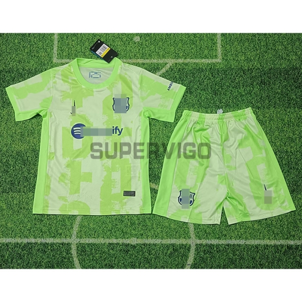 Camiseta Barcelona 2024/2025 Verde Niño Kit